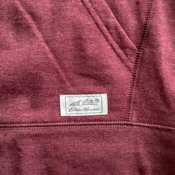 Cozy casual Eddie Bauer hooded sweater for men, Size L - Picture 2 of 7